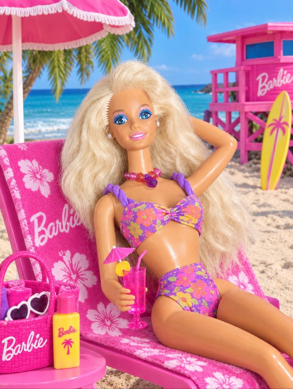 1992 Glitter Beach Barbie